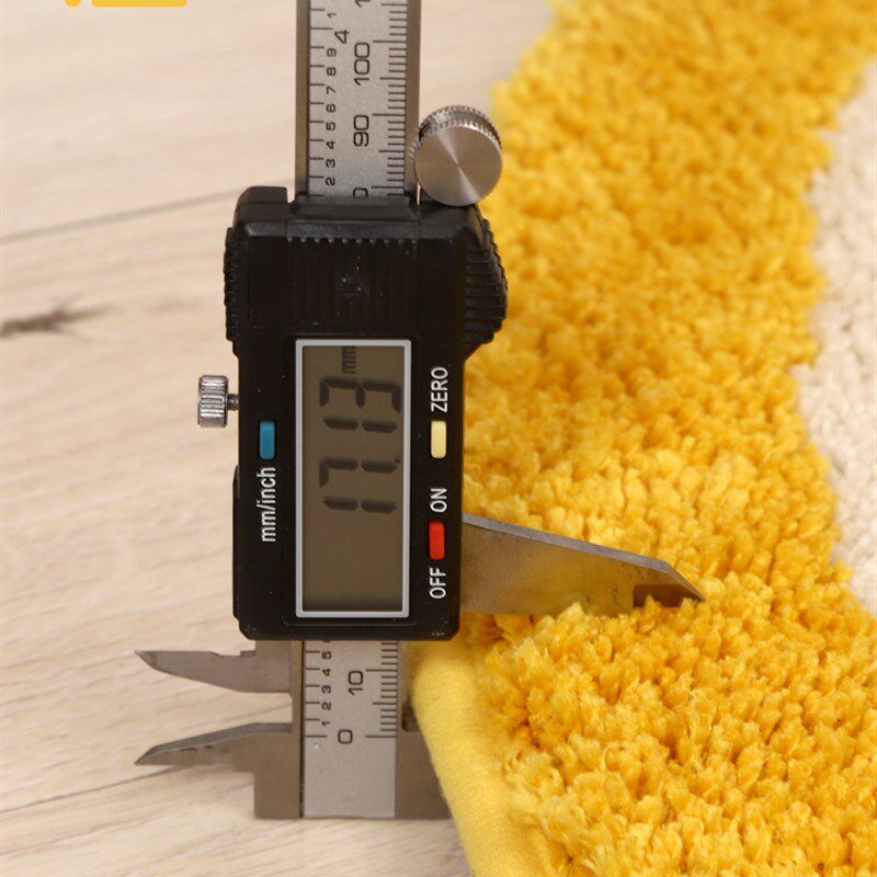 家用金黄色半圆形地垫门垫进门浴室吸水脚垫卧室防滑地毯可以机洗