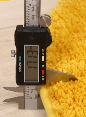 家用金黄色半圆形地垫门垫进门浴室吸水脚垫卧室防滑地毯可以机洗