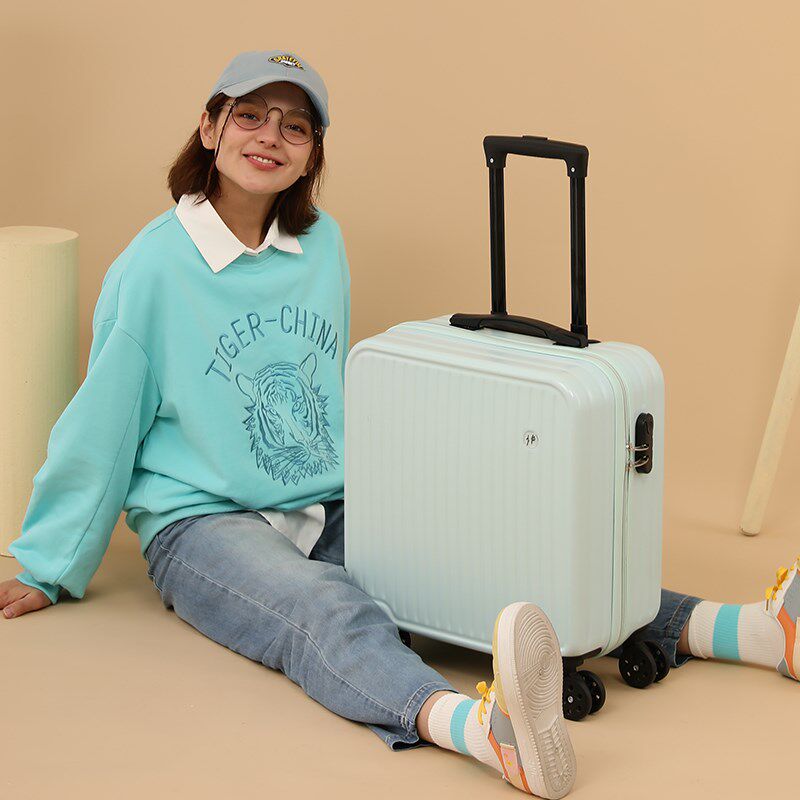 行李箱女18寸小型旅行箱登机箱迷D你网红静音万向轮拉杆箱密码箱