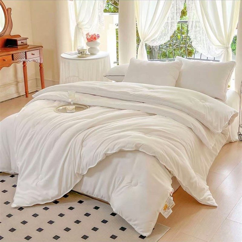 加厚保暖大豆纤维被子冬被棉被单人学生宿舍被芯春秋被褥床上用品,床上用品,化纤被,淘宝优惠券,粉丝福利购,淘宝优惠卷