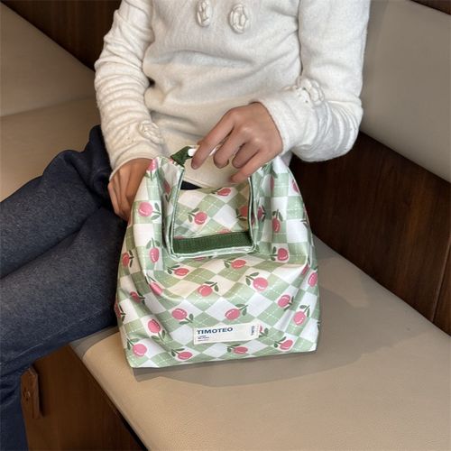 保温包女202j5新款大容量便当包学生上班族带饭手提包