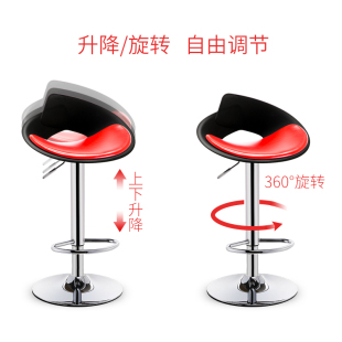 吧台椅高脚凳家用吧椅升降高凳子现代简约吧凳收银台椅子酒吧桌椅