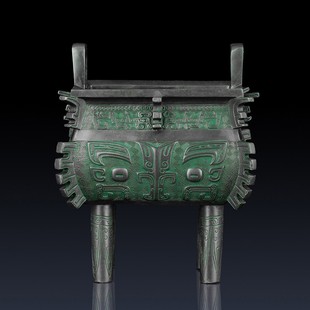 纯铜青铜鼎摆件招财鼎家居饰品摆件工艺品办公室客厅装饰品鼎摆件