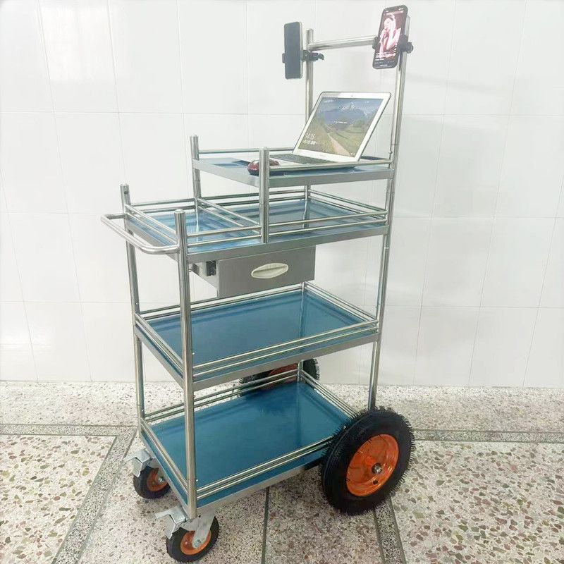 网红郭有才不锈钢直播车