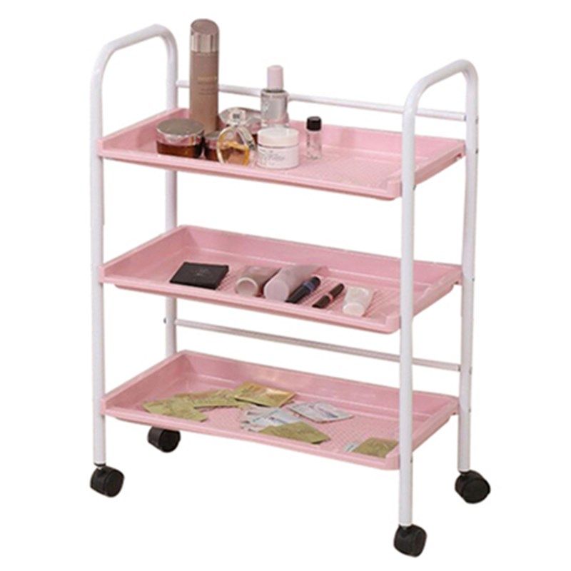 包邮美容车美发推车三层工具车小推车手推车美容架子化妆置物架柜