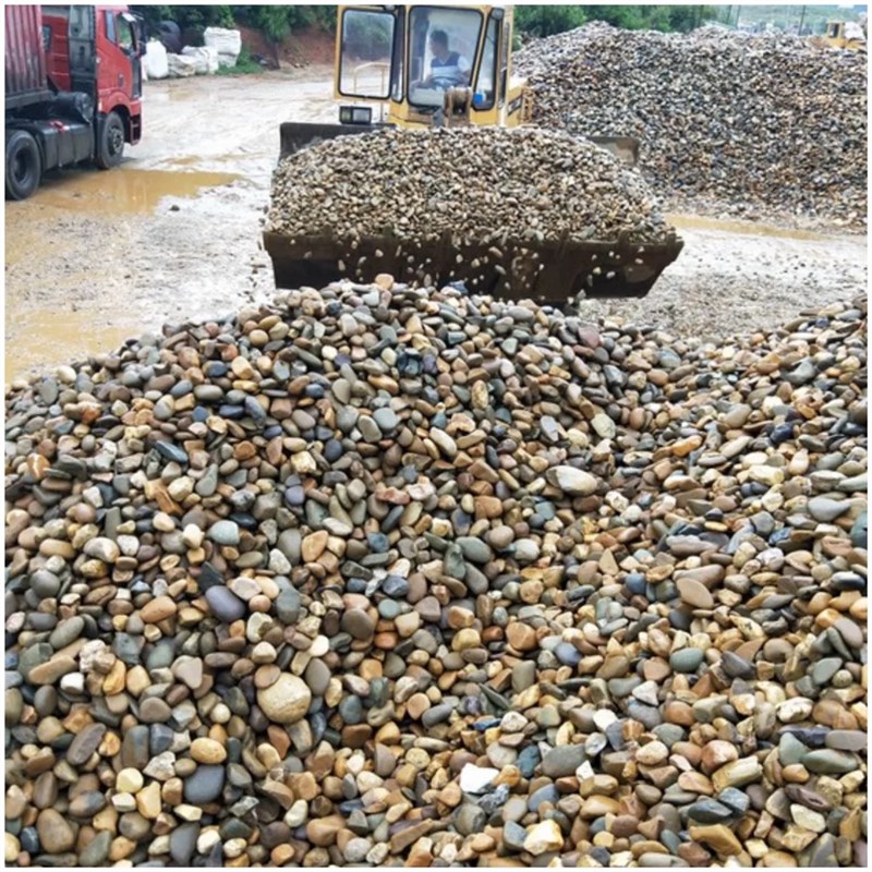 江西河卵石鹅卵石河滩石变压器变电站石头园艺河石鱼缸庭院造景