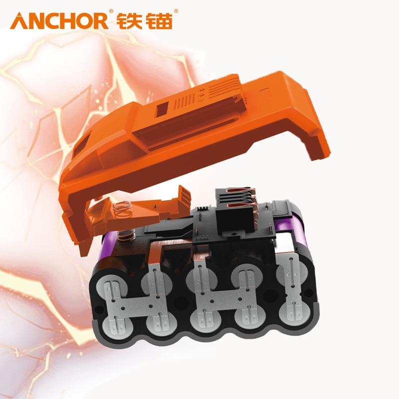 铁锚锂电充电器原厂20V电池适合通配型角磨机扳手电锤切割机电钻