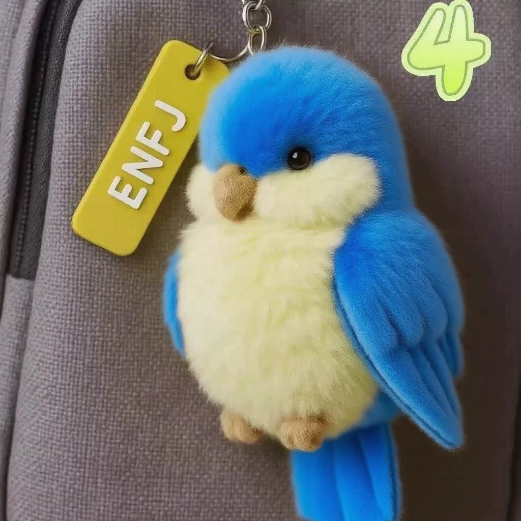 Xiaohongshu Style Bird Plush Charm – Your Next Must-Have Accessory! - Product image 6