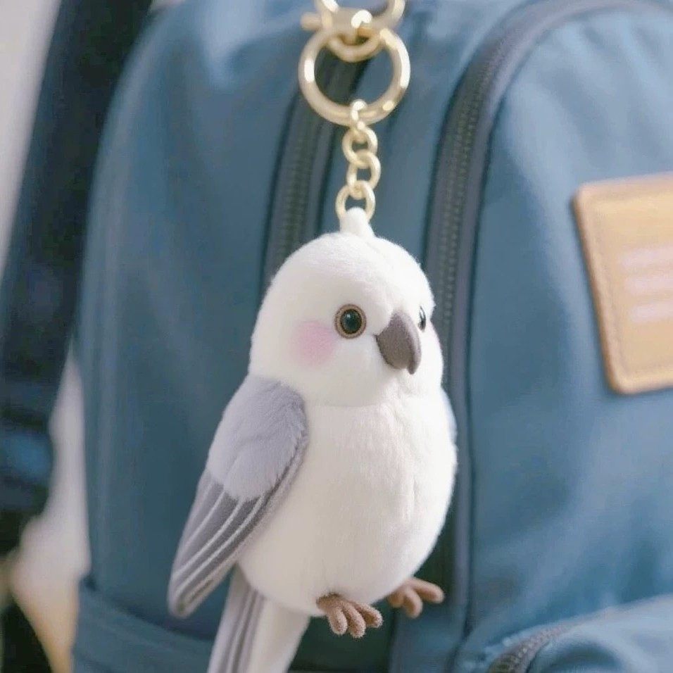 Xiaohongshu Style Bird Plush Charm – Your Next Must-Have Accessory! - Product image 8
