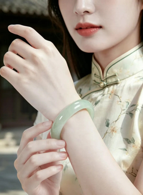 福安达美玉青山黛美人镯
