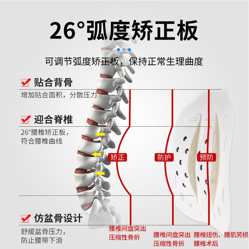Ober护腰带腰椎间盘突出腰肌劳损疼痛腰托男女薄款夏季透气腰围子