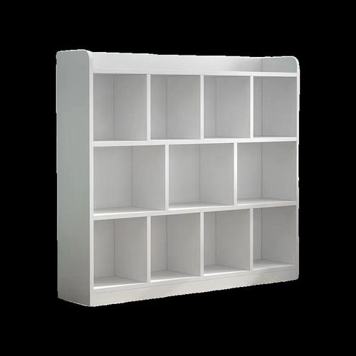 实木定制白色书柜储物柜定制玻璃门矮柜组合柜家用书房客厅收纳柜