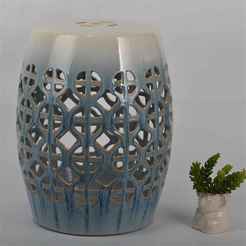 陶瓷凳子瓷墩新中式换鞋凳复古户外凳子圆凳椅子洗澡瓷凳