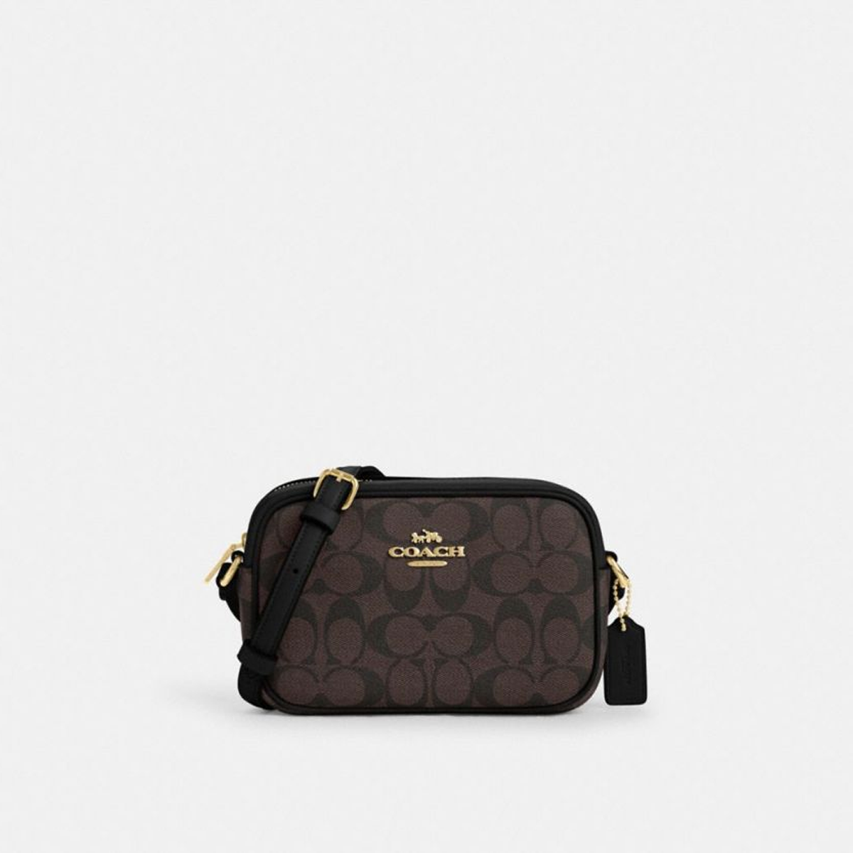 【官方正品】COACH/蔻驰女士经典百搭老花单肩斜挎包相机包CQ874