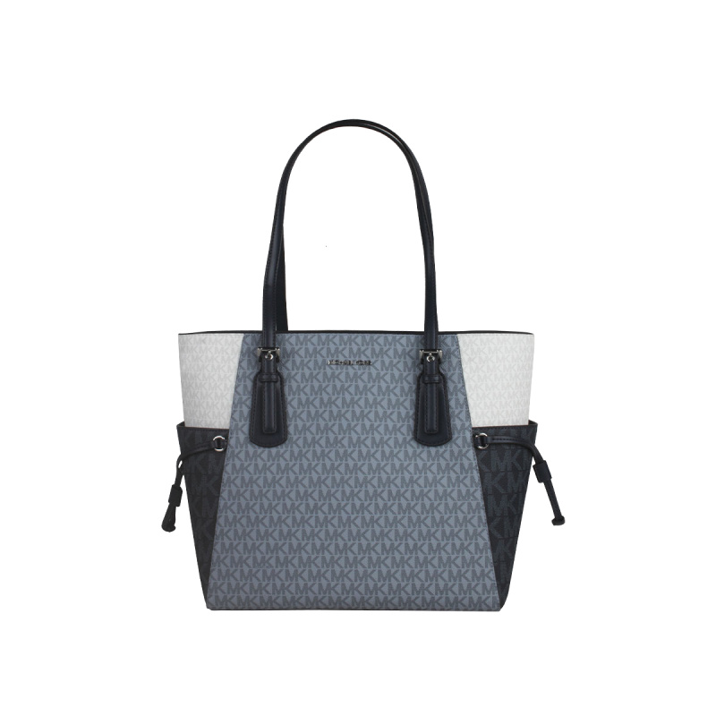 Michael Kors/MK女包Voyage 拼色签名徽标单肩手提包大容量托特包