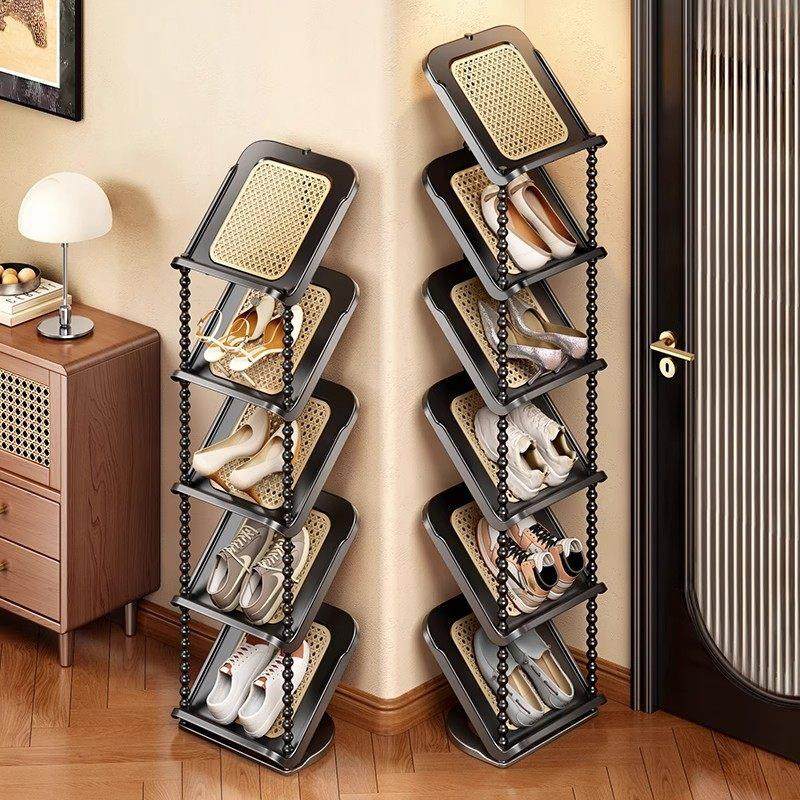 德国鞋架多层家用门口窄薄鞋柜入户省空间藤编中古2025款简易鞋架,住宅家具,鞋架,淘宝优惠券,粉丝福利购,淘宝优惠卷