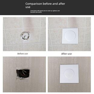 洞口堵盖墙洞遮丑盖密封阻流塞管道遮挡美观方形空调孔大号装饰盖