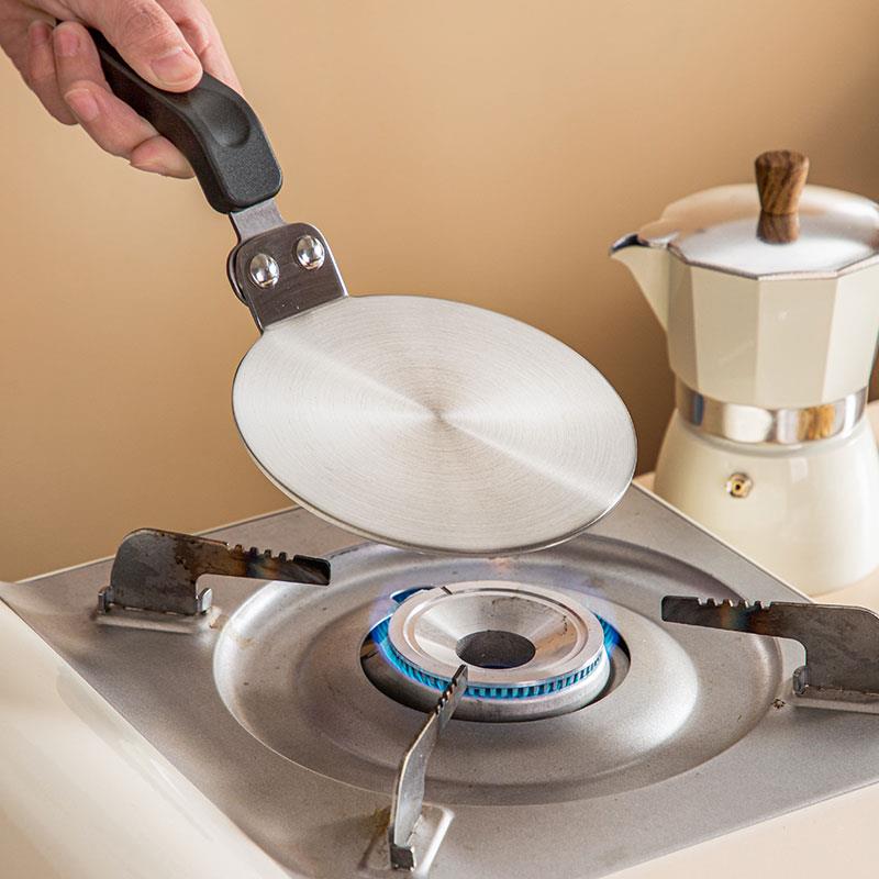 摩卡壶导热板迷你玻璃锅电磁炉煮咖啡牛奶明火户外瓦斯炉导热盘