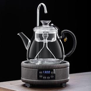 玻璃煮茶器一体蒸煮茶壶泡茶家用烧水过滤电陶炉茶具套装 2024新款