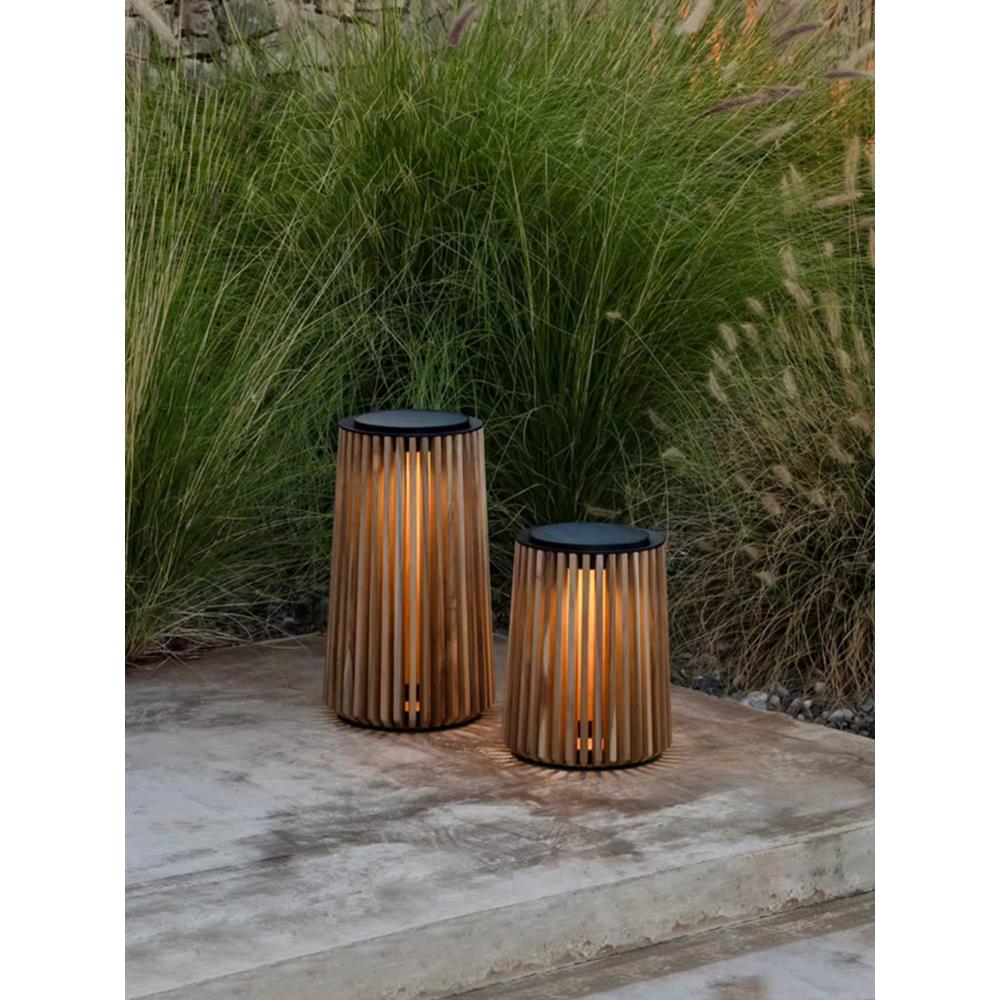 户外太阳能草坪灯别墅防水花园灯户外景观灯花园露台可充电大气灯