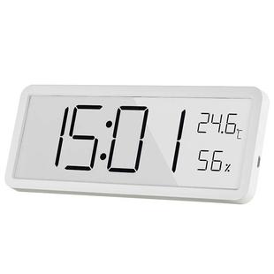 休闲大屏幕数字时钟静音桌面液晶挂钟客厅可以站立和悬挂创意温度