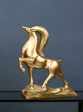 三羊开泰办公室开业桌面装饰品摆件高档电视柜酒柜办公桌家居装饰