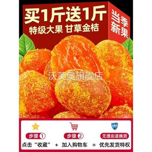 甘草金桔干旗舰店正宗特级非天山冰糖金橘止化草痰咳广西官方甘桔