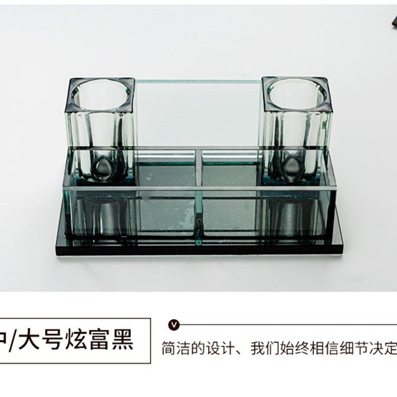 水晶话筒架麦克风支架KTV用品桌面无线话筒座水晶座咪唑台式摆件