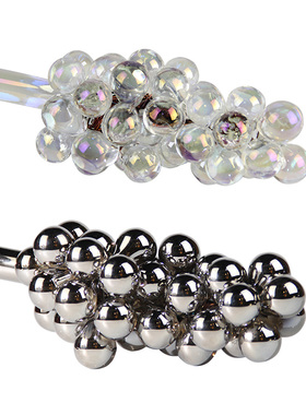 轻奢极简炫彩水晶葡萄摆件样板间客厅玄关茶几摆设软装饰品厨房