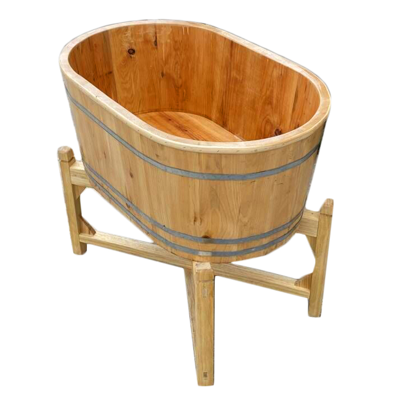 纯手工柏木圆形鱼缸古法木海养鱼大型金鱼盆乌龟饲养缸实木洗澡盆