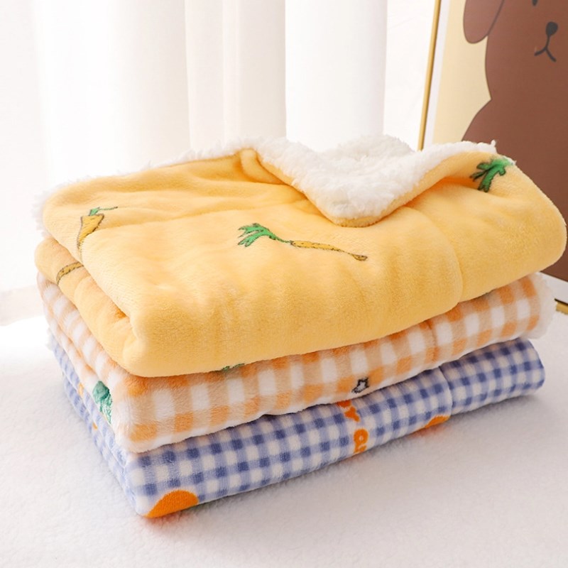 狗狗垫子睡垫冬天保暖被子盖毯冬季加厚宠物棉垫踩奶地垫猫咪毛毯