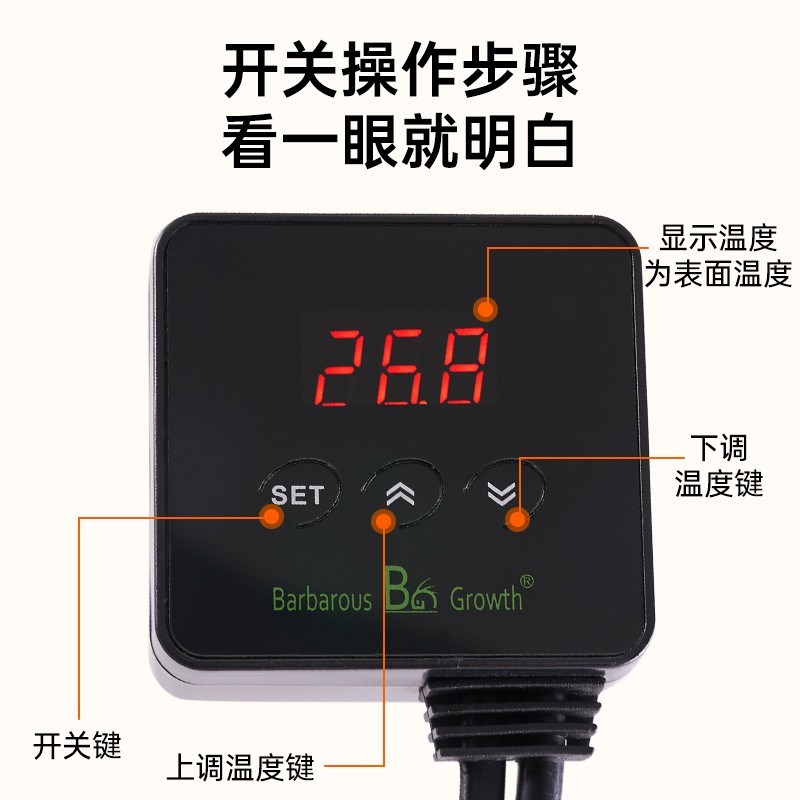 宠物鱼缸恒温加热垫爬虫乌龟蜥蜴角蛙守宫寄居蟹爬宠专用加热控温