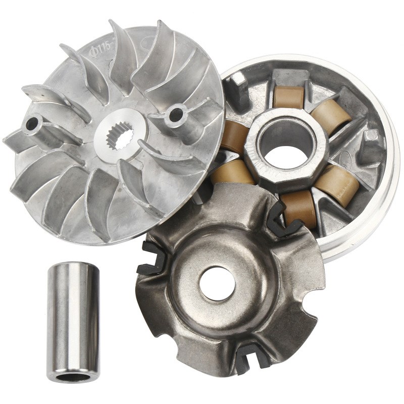 踏板摩托车 适用豪迈GY6 125 150主动轮前皮带轮驱动盘离合器总成