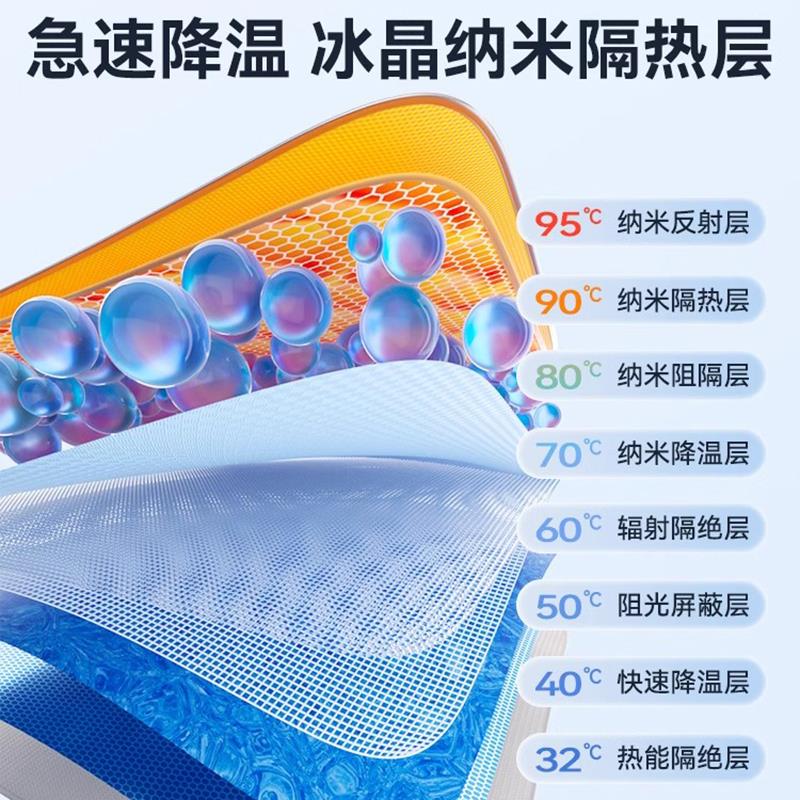 汽车遮阳帘防晒隔热遮阳挡夏季前挡风玻璃磁吸式遮阳外罩停车
