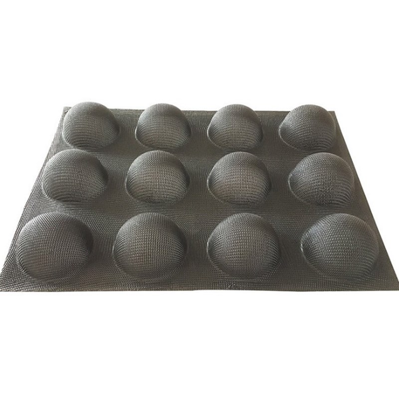 creacate 出口圆形面包模具 半球形烘焙垫 家用蛋挞皮烘焙工具