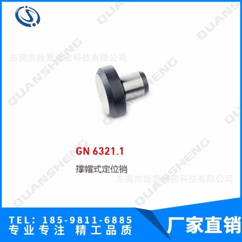 NORELEM 02010-12夹紧垫支撑钉夹紧螺栓撑帽式定位销 DIN6321