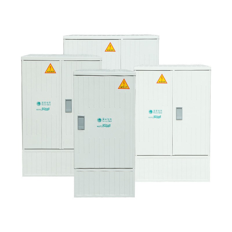 户外防水电箱室内落地式低压电缆分支箱SMC加厚柜体配电箱成套