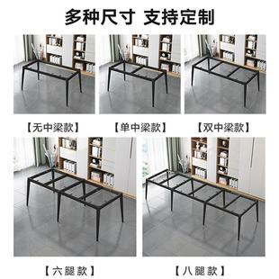 厂家供货铁艺桌腿支架岩板餐桌腿电脑桌金属脚吧台支撑柱