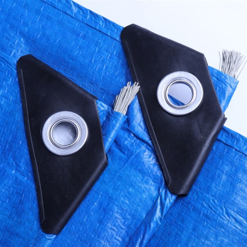 加厚防雨布防水布塑料布雨篷布遮阳布防晒布汽车篷布彩条布蓝白