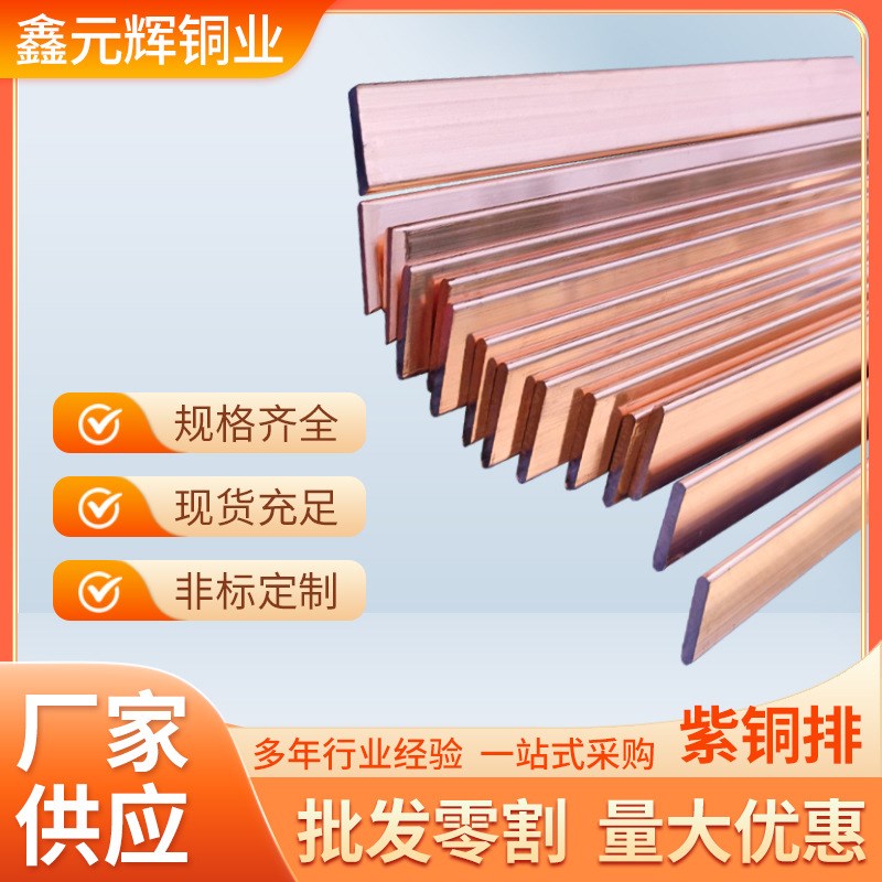 供应紫铜排电工用接地紫铜排t2紫铜排 镀锡紫铜排 圆角紫铜排