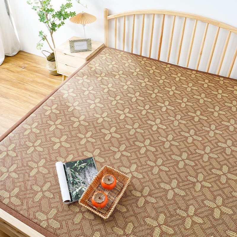 夏季日式凉席地垫飘窗阳台榻榻米草席茶桌床边地毯1.8米宿舍床垫