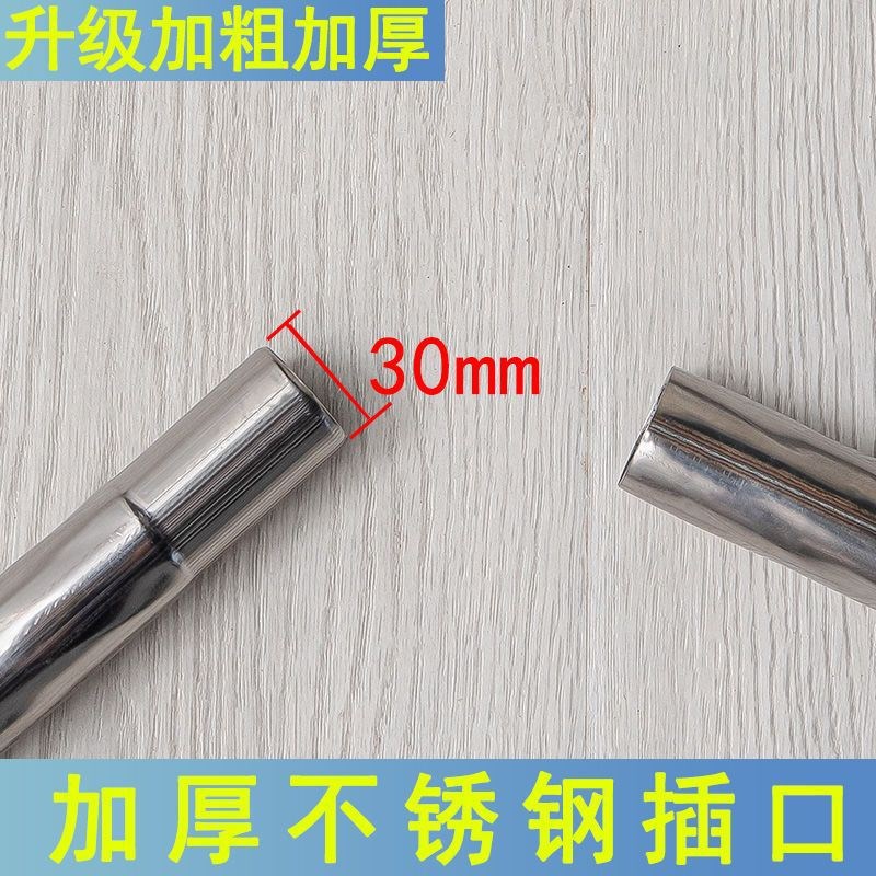 家用蚊帐支撑架加厚加粗寝室单双三开门不锈钢杆子落地式宿舍床架