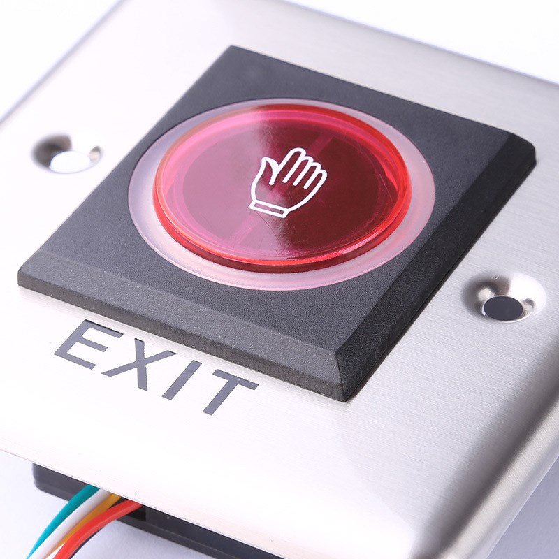 门禁手感应开门按钮 红外感应出门开关 无需触摸自动感应