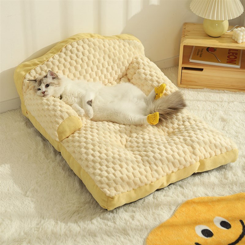 猫窝四季通用猫垫子睡觉用可拆洗狗窝猫睡垫冬季保暖宠物沙发猫床