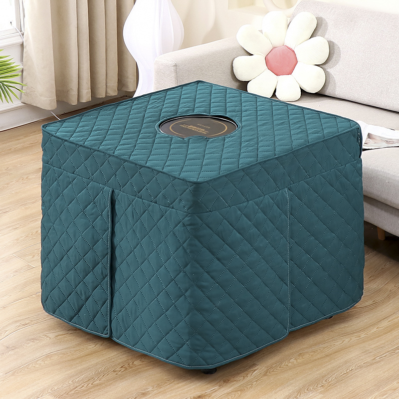 烤火罩新款正方形茶几桌罩电暖炉桌罩套电烤炉电炉罩烤火桌罩简约