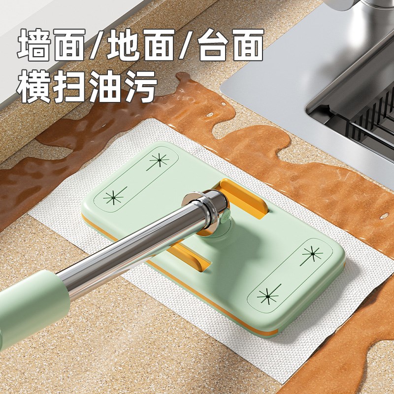 美添乐洗脸巾迷你小拖把懒人拖把自动夹布多功能家用2024新款抹布