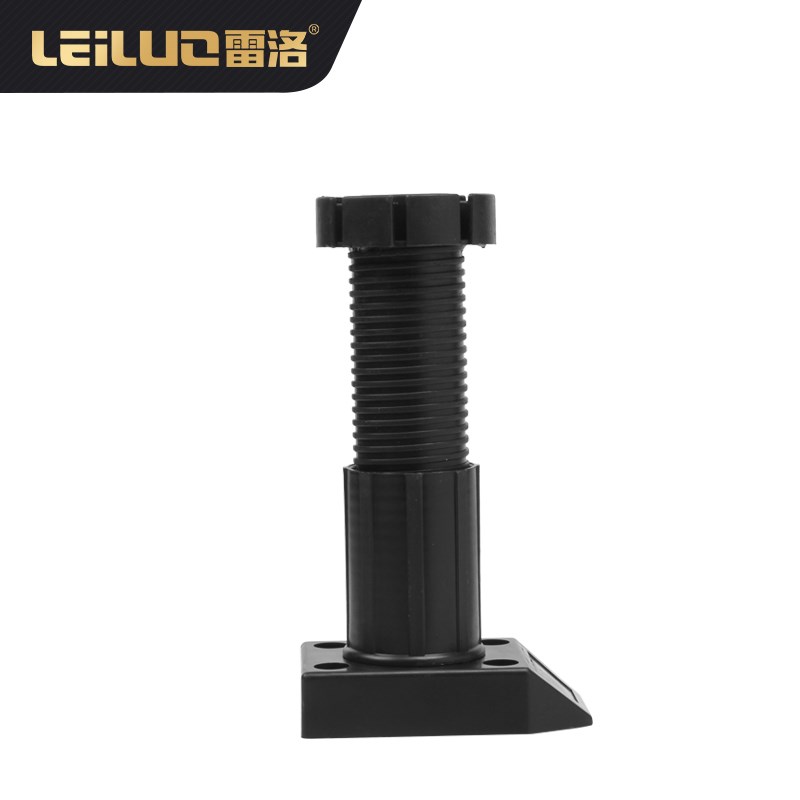 【4只装】厨房可调橱柜脚桌腿支撑脚高度脚10-15CM沙发脚垫PP熟料