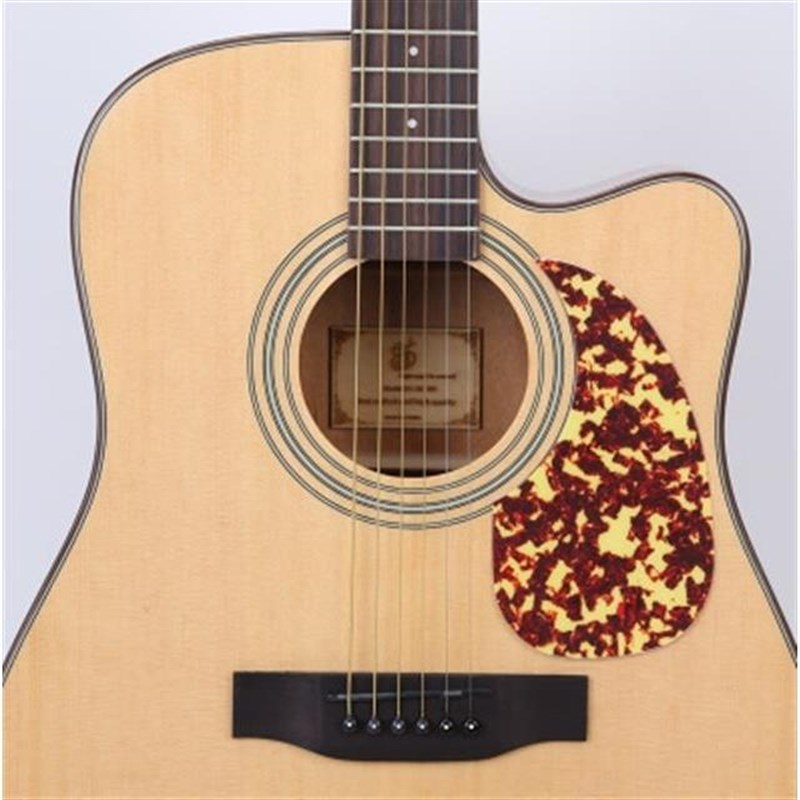 民谣吉他护板41寸透明水滴黑色花鸟木吉它扫弦挡板防刮花贴花贴纸