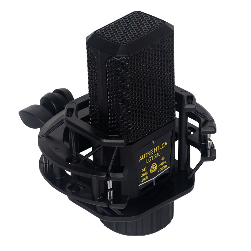 240大振膜电容麦克风直播网红话筒手机快手主播设备V8声卡套装