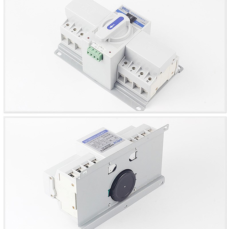 双电源转换开关自动切换开关迷你型PC级2P 4P 63A隔离型微断型